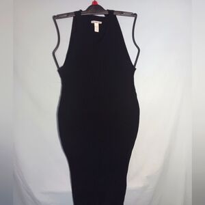 Charlotte Russe Black Halter Bodycon Dress NWOT